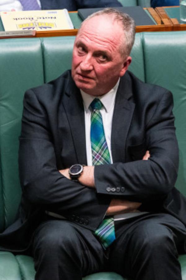 Barnaby Joyce during Question Time earlier this month.